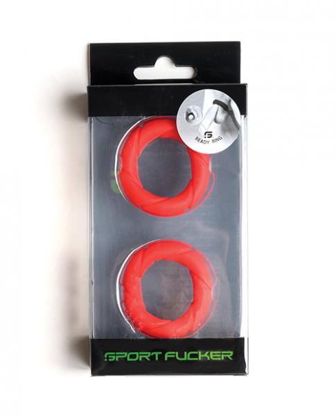 CNVELD-SF2326664fc429d47f34 Sport Fucker Ready Rings - Red - Image 1