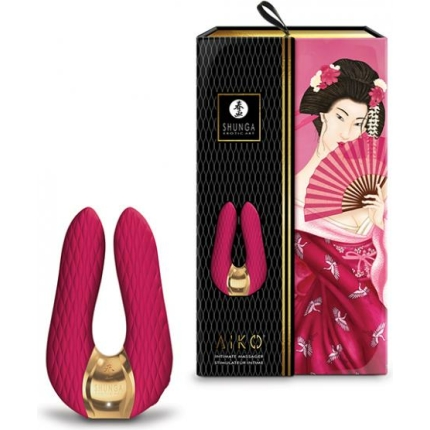 Shunga Aiko Intimate Massager - Raspberry