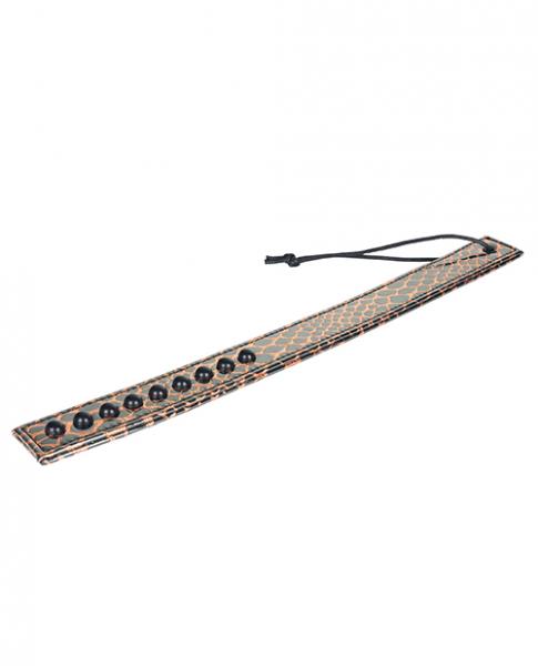 CNVELD-SPU-106GD5d8c8c9965f77 Spartacus Faux Leather Paddle - Gold - Image 1