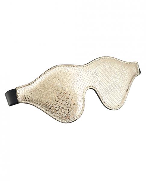 CNVELD-SPU-400WS5d8c8cb072c4a Spartacus Blindfold W/leather - White Snakeskin Micro Fiber - Image 1