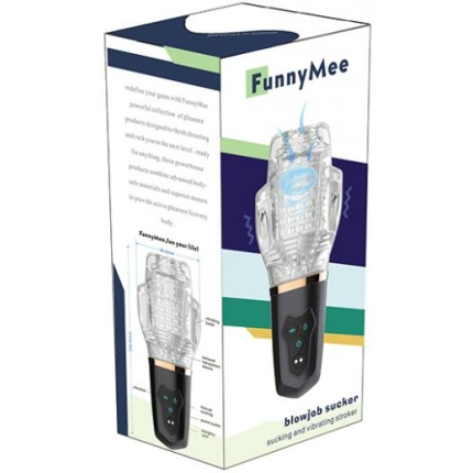 Sucking & Vibrating Blowjob Sucker – Black