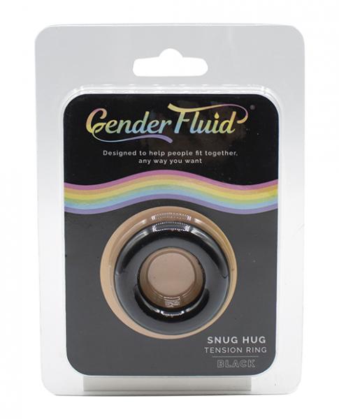 CNVELD-VD-GF434962a073714ca54 Gender Fluid Snug Hug Tension Ring - Black - Image 1