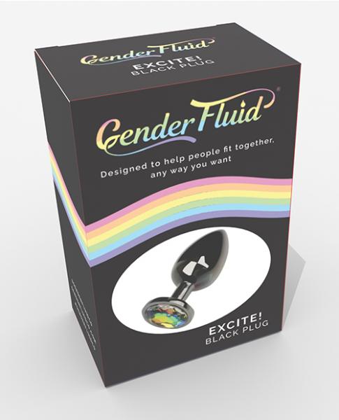 CNVELD-VD-GF45096310831a95479 Gender Fluid Excite! Plug - Black - Image 1