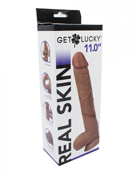 CNVELD-VD-GL32126204f0f3955b4 Get Lucky 11" Real Skin Series - Light Brown - Image 1