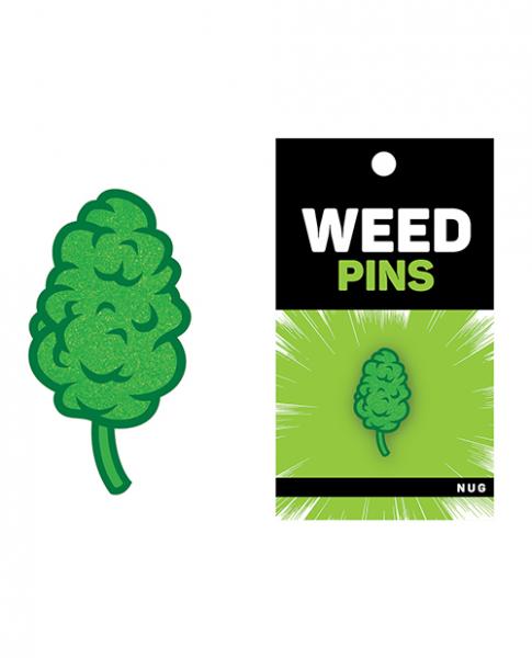 CNVELD-WR849162ef8d8643c11 Wood Rocket Weed Nug Pin - Green - Image 1