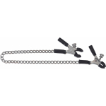Spartacus Adjustable Nipple Clamps With Curved Chain - Image 3