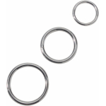 Spartacus Metal Cock Ring Set ( 3 Rings) - Image 2