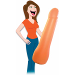 Bachelorette Party Favors Captain Pecker Inflatable Party Pecker - Image 2