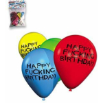 Happy Fucking Birthday 11in Balloons - 8 Per Pack - Image 2