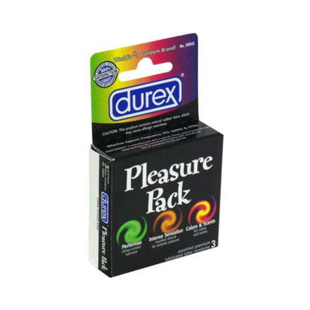 CNVNAL-20380_1_1d6a8550-0e6f-49bc-b986-1f68cc13eba8 Durex Pleasure Pack 3 Pack Condoms - Image 1