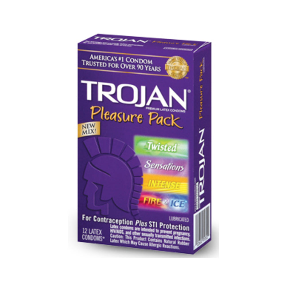 CNVNAL-20955_2_b2f91b4a-0ca4-4600-82fc-7bd747235167 Trojan Condom Pleasure Pack 12 Pack - Image 1