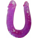 Lucky Lady Dual Stimulator Purple Double Dong