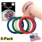 Spartacus Nitrile Cock Rings 5 Pack 1.5 inches - Image 2