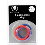Spartacus Nitrile Cock Rings 5 Pack 1.5 inches - Image 3