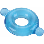 Elastomer Cock Ring (blk,blu,clr/3)