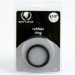 Spartacus Rubber Cock Ring 1.5in. (black) - Image 2