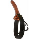 10" Chocolate Dream Hollow Strap-On
