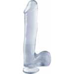 Basix Dong Suction Cup 10 Inch Clear