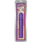 Crystal Jellies 10in Classic Dildo - Purple - Image 2