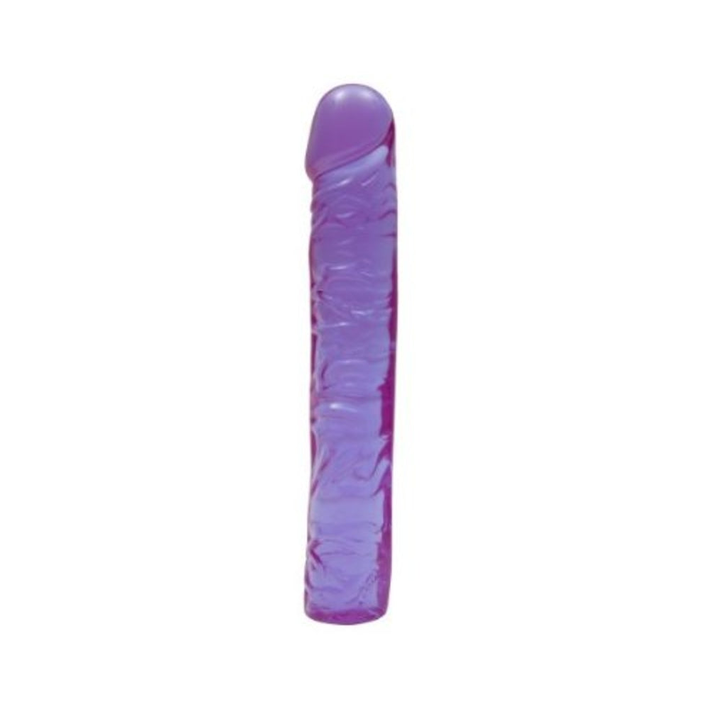 CNVNAL-34569_2 Crystal Jellies 10in Classic Dildo - Purple - Image 1