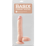 Basix Rubber Works - 9in. Dong With Suction Cup Flesh - Image 2