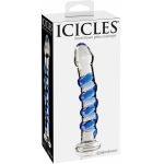 Icicles No 5 Glass Dong 7 Inches Clear - Image 3