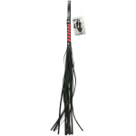 Red & Black Stripe Flogger
