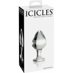 Icicles No 25 Glass Anal Plug Clear - Image 3