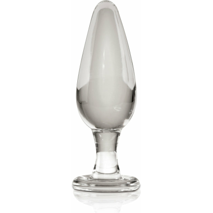 Icicles No 26 Glass Butt Plug Clear