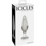 Icicles No 26 Glass Butt Plug Clear - Image 3