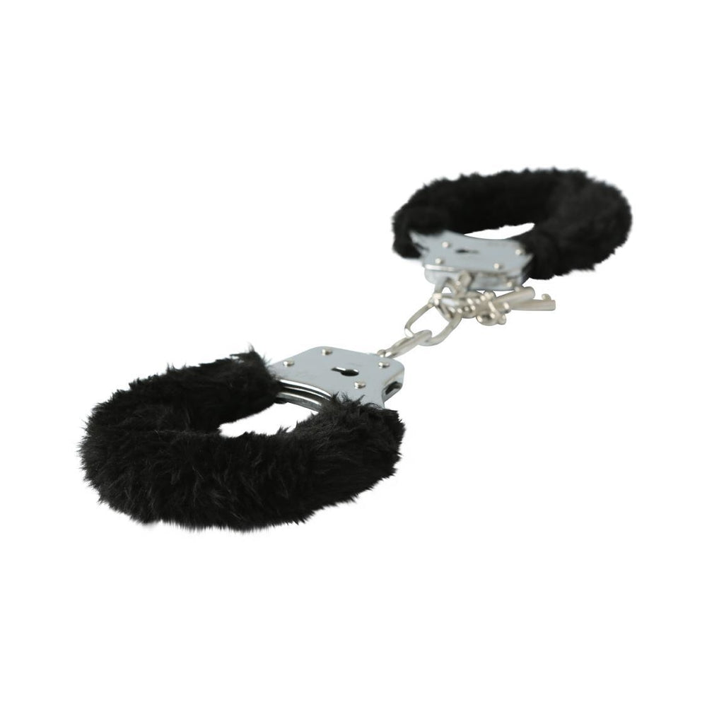 CNVNAL-43219_2_22284f60-c072-44e5-85c6-4d14513cdc2f S&M Furry Handcuffs: Black - Image 1