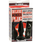 Deluxe Wonder Plug Inflatable Vibrating Black - Image 3