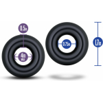 Donut Rings Oversized Black - Image 3