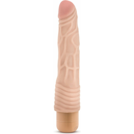 Dr Skin Cock Vibe #2 Beige Realistic Vibrating Dildo