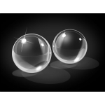 Icicles No 42 Medium Glass Ben Wa Balls Clear - Image 2