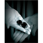 Fetish Fantasy Ltd. Ed. Medium Black Glass Ben-wa Balls - Image 2
