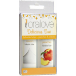 Oralove Delicious Duo Lickable Lubes Peaches and Cream - Image 2