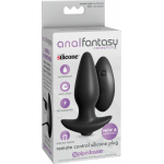 Anal Fantasy Remote Control Silicone Plug Black - Image 3