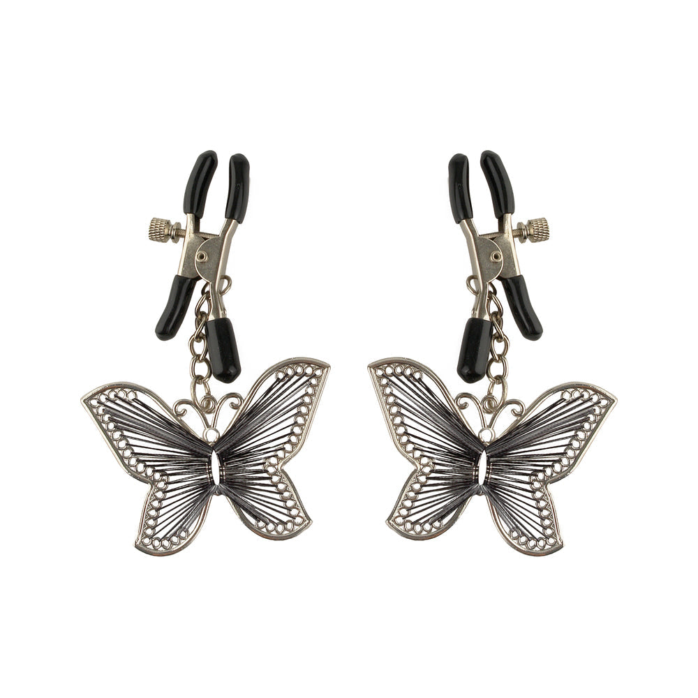 CNVNAL-47308_1_d48b94e9-83c2-4685-bd9e-5a1a49bb5260 Fetish Fantasy Butterfly Nipple Clamps - Image 1