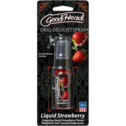 Goodhead Oral Delight Spray Liquid Strawberry 1oz