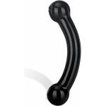 Glas Double Bull Black Dildo