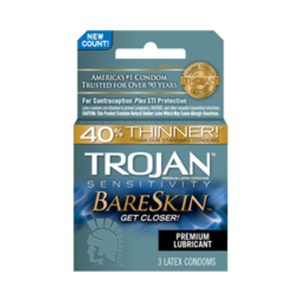 CNVNAL-48017_1_b21da268-7a21-4e83-90cd-c60d34353ee2 Trojan Bareskin Thinner Latex Condoms (3 Pack) - Image 1