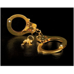 Fetish Fantasy Gold Metal Cuffs Handcuffs