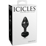 Icicles No. 44 Black Glass Butt Plug - Image 3