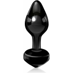 Icicles No. 44 Black Glass Butt Plug