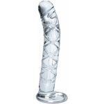 Icicles No. 60 Glass G-Spot Dong Clear