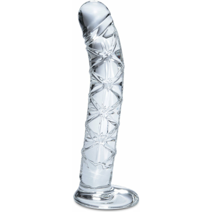 Icicles No. 60 Glass G-Spot Dong Clear