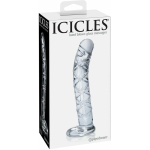Icicles No. 60 Glass G-Spot Dong Clear - Image 3