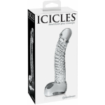 Icicles No 61 Clear Glass Realistic Dildo - Image 3