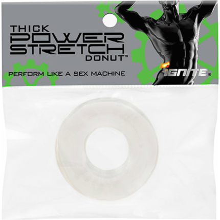 Thick Power Stretch Donut Ring Clear
